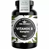 Vitamin B Komplex hochdosiert - 180 vegane Kapseln - Alle 8 B-Vitamine (B1, B2, B3, B5, B6, B7, B9, B12) - 500µg Vitamin B12 - bio-aktive Vitamin B-Formen - laborgeprüft, in Deutschland produziert