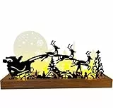 Adventskranz Kerzenhalter Holz & Metall für 4 Teelichter – moderner Adventskerzenständer auf Holztablett, festliches Adventsgesteck als stimmungsvolle Weihnachts Tischdeko im Wohnzimmer