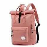 TANTOMI Laptop Rucksack, Rucksack Laptop Tasche 15,6 Zoll, Rucksack Damen und Herren weit öffenbar, Rolltop Rucksack wasserdicht, Backpack Daypack für Schule, Fahrradfahren, Freizeit und Reise