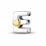 QIKAOLA S925 Sterling Silber Buchstaben Charms für Pandora Armbänder und Halsketten Buchstabe Charms für Frauen