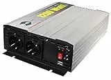 Wechselrichter 12 V DC/230 V AC 50 Hz - 2.400 Watt kurzfristige Spitzenleistung, USB 1200 W (1 ST)