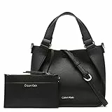 Calvin Klein Damen Estelle Novelty Crossbody, Black Combo