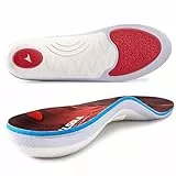 VALSOLE Orthopädische Einlegesohlen Für Herren & Damen, Komfort Einlegesohlen, Plantar Fasciitis Arch Support Schuheinlagen, Für Fersensporn,Plattfuß, Metatarsalgie,Fußschmerz （Rot 40-41 EU 26.1cm）