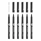 Molotow Blackliner 0,3 mm (Fineliner mit permanenter, dokumentenechter Tinte) 6 Stück schwarz, 1 Stück (6er Pack)