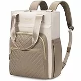 LOVEVOOK Handtasche Rucksack Damen 2 in 1 15.6 Zoll Laptop Backpack Women mit Laptopfach Schulrucksack Mädchen Teenager Casual Daypacks Wasserdicht Cityrucksack für Uni Schule Reise Arbeit