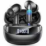 Bluetooth Kopfhörer, Kopfhörer Kabellos Bluetooth 5.4 HiFi Stereo, In Ear Kopfhörer mit ENC Noise Cancelling Mics, IP7 Wasserdicht Ohrhörer, 50 Std Spielzeit Kabellose Kopfhörer mit LED-Anzeige, USB-C