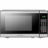 Chefman Mikrowelle 20L 800W 6 Voreinstellungen 10 Leistungsstufen Digitalanzeige Eco-Modus Memory-Funktion Stummschaltung Kinderschutz