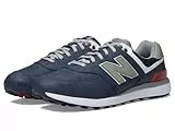 New Balance Herren 574 Greens V2 Golfschuh, Marineblau, 42.5 EU