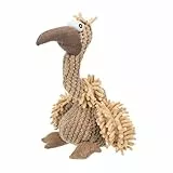 TRIXIE Geier Plüschtier Gustav - Hundespielzeug aus weichem Stoff - Plüschvogel für große & kleine Hunde - 28 cm groß - 35912