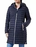 s.Oliver Lange Steppjacke mit Abnehmbarer Kapuze Navy 44