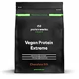 Protein Works - Vegan Protein Extreme, Zusätzliche Vitaminmischung, Veganes Proteinpulver, Pflanzlicher Protein Shake, 14 Shakes, Chocolate Silk, 500g