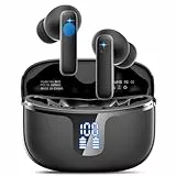 Bluetooth Kopfhörer, In Ear Kopfhörer Kabellos Bluetooth 5.3 Kabellose Kopfhörer mit 4 Mikrofon, ENC Lärmreduzierung Wireless Earbuds, 40 Std HiFi Stereo, LED-Anzeige, USB-C, IP7 Wasserdicht Ohrhörer