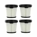 Jonikuper Staubsaugerfilter, effiziente Filtration, Staubschutz, waschbar und wiederverwendbar, für kabellosen Staubsauger (4 Stück)
