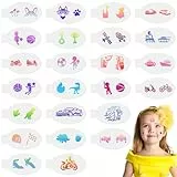 URAQT Tattoo Schablonen Kinder, 24 Blatt Wiederverwendbare Gesichtsfarbe Schablonen Kit, Tattoo Design Werkzeuge für Party Fasching, Karneval, Weihnachten Halloween Maskerade (Jungen-Sonderedition)