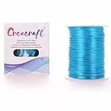 Creacraft Aluminium Schmuckdraht - Basteln, Modellieren, Floristik (150m, Blau, 1 mm)