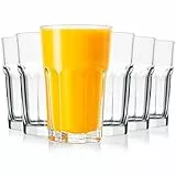 Hochwertige Gläser (12-teiliges Set, 270ml), Trinkgläser, Wassergläser– Perfekt für Latte Macchiato, Wasser, Saft