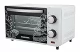 Kalorik Backofen 9L TKG OT 2021 WH LD I Minibackofen mit Thermostat, Kontrollleuchte, Dauerlauf | Backblech, Grillrost und Griff I 60 Minuten-Timer I Weiss, 650W