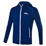 Black Crevice Herren Merino Kapuzenjacke, blau, L