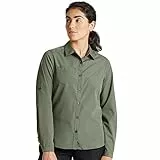Craghoppers Damen Expert Womens Kiwi Long Sleeved Shirt Hemd mit Button-Down-Kragen, Dk Cedar Grn, 12