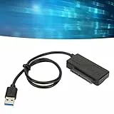 ciciglow USB 3.0-auf-SATA-Kabel, für 2,5-Zoll-SATA-Laufwerke Festplatten-Konverterkabel für 2,5-3,5-Zoll-HDD-SSD-SATA-Festplattentreiber-Adapter Plug-and-Play-Schnellübertragung 5 Gbit/s