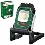 Bosch Akku- LED-Arbeitsleuchte/Baustellenlampe/mobiler Strahler UniversalWorkLight 18V-2100 (max. 2100 Lumen, 3 Helligkeitsstufen, Kopf mit 10 Klapppositionen; ohne Akku)
