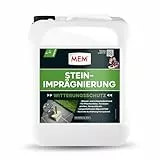 MEM Stein-Imprägnierung, Wasser- und schmutzabweisend, Schützender Abperleffekt, Lösemittelfrei, Transparent, 5 l