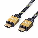 ROLINE GOLD HDMI High Speed Kabel mit Ethernet, 5 m
