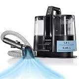 CLEANmaxx Akku Polster- & Teppichreiniger Pro | kompakter Waschsauger zur effektiven Nassreinigung | Nass Trockensauger & Polsterreiniger Gerät in einem | Nasssauger für Camping, Reise, Auto & Garten