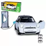 JAMARA 402620 Mini Cooper Diecast 1:28 inkl. Knopfzellen - Modellauto Spielzeug, Kinder Car, Model Miniatur Fahrzeuge, Geschenkidee Kids, Türen Manuell öffnen/schließen, LED Licht