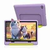 Kinder Tablet 10 Zoll Android 14 Tablets für Kinders Kids Tablet PC Octa-Core 8 GB RAM 64 GB ROM 1TB Erweiterbar 1280x800 HD-Touchscreen 5MP+8MP Parental Control 5000mAh WiFi 6 BT5.3 Schutzhülle
