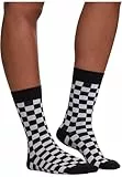 Urban Classics Herren Checker 2-pack Socken, Mehrfarbig (Black/White 00826), 43-46 EU