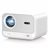 Beamer Sound by JBL, 1080P Native Projektor, Yaber L2s Nahtloser Autofokus Video Projector, LED Projektor mit WiFi6 und Bluetooth 5.1 Heimkino Beamer für Handy/Laptop,Nebelweiß