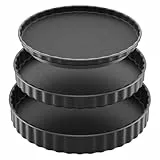 Priksia Drehteller Organizer, 3 Stück Drehplatte Kühlschrank Organizer (26cm+24cm+22cm), 360° Lazy Susan Drehbares Gewürzregal, Küchen Organizer Gewürzregal Drehbar für Küche,Kühlschrank,Schrank