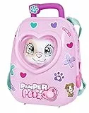 Simba 105953526 - Pamper Petz Backpack, 2-in-1 Rucksack, 7 Teile, Doktorzubehör, Pflaster und Stickerbogen, OHNE Tier, ab 3 Jahren