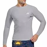 MEETWEE Herren Rash Guard Rash Vest Männer Langarm/Kurzarm UV Schutz T-Shirt Tops UPF 50+ Schnelltrocknend für Schwimmen Surfen Wassersport