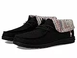 Hey Dude Wendy Fold Wooly Twill Damen-Stiefel, bequem und leicht, Schwarz, 39 EU
