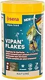 sera Vipan Flakes 250 ml (60 g) | Fischfutter für an der Wasseroberfläche fressende Zierfische | Ohne Farb- und Konservierungsstoffe | Für gesundes Wachstum & kräftige Entwicklung