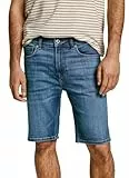Pepe Jeans Herren Slim Shorts, Blau (Denim-Ee5), 28W
