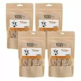 Dogs'n Tiger Adult Hundesnacks, Päuschen, Hundeleckerlis aus 99% Fleisch – artgerechter Hundesnack ohne Zucker, Getreide & künstliche Aromen – gut verträglich (gefriergetrocknete Entenbrust, 4 x80g