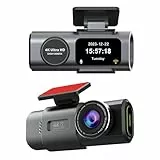 Dashcam Vorne und Hinten, 4K+1080P Dual Dash Kamera für Autos, WiFi Autorecorder mit 1,47Bildschirm, Nachtsicht, 170° Weitwinkel, G Sensor, Loop Auf nahme, 24 Stunden Parkmodus