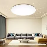 Swoieltr LED Deckenlampe Rund Flach 30CM 24W 2800LM Deckenleuchte 4000K Weiß IP54 Wasserfest Badlampe Modern für Badezimmer Wohnzimmer Schlafzimmer Küche Balkon