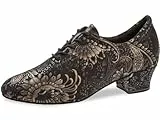 Diamant Damen 199-034-623 Tanzschuhe, Schwarz/Gold, 40 EU