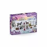 schleich Horse Club | Adventskalender Horse Club 2025 – Weihnachtswunder Fohlenaufzucht 99178 | mit beweglicher Figur Sofia, 3 Pferdefiguren & Zubehör | Geschenkidee für Kinder ab 5 Jahren | 34 Teile