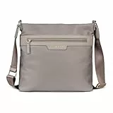 bugatti Mare 2.0 Schultertasche für Frauen, leichte Damen-Umhängetasche mittelgroß, taupe