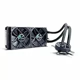 Fractal Design Celsius S24 Blackout - Water Cooling Unit Wasserkühlung, Lüfter für (High end) Gaming PC Gehäuse, schwarz, FD-WCU-CELSIUS-S24-BKO