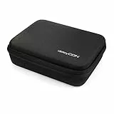 deleyCON Tasche Hardcase für GoPro Actionkamera & GoPro Zubehör Robust Strapazierfähig Staubschutz Aufprallschutz Spritzwasserschutz für GoPro Hero 13 Hero 12 Hero 11 Hero 10 Hero 9 Gr. L - Schwarz