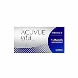 ACUVUE Vita Monatskontaktlinsen mit komfortablem Tragegefühl – Den ganzen Monat lang – -3,75 dpt & BC 8.4 – Mit UV Schutz & durchgängig hohem Feuchtigkeitsgehalt – 6 Linsen