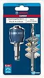 Bosch 2x EXPERT Power Change Plus Lochsäge-Systemadapter mit Bohrer, HSS-G-Bohrer, 7,15 x 105 mm (für Rohre und Profile aus Metall, Kunststoff, Ø 7,15 mm, Professional Zubehör Bohrmaschine/Schrauber)