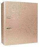 Interdruk DIN A4 75 mm Breit - Metallic Hochwertiges Design - Roségold Monstera