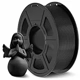 JAYO ABS Filament 1,75mm (Schwarz), 1kg/Spule, ANTI-WARPING/HOCHSCHLAGFESTES/HITZEBESTÄNDIGES, Maßgenauigkeit +/-0,03mm, 3D Drucker Filament